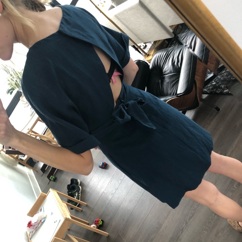ASTR linen dress backless size XS - Picture 4 of 8